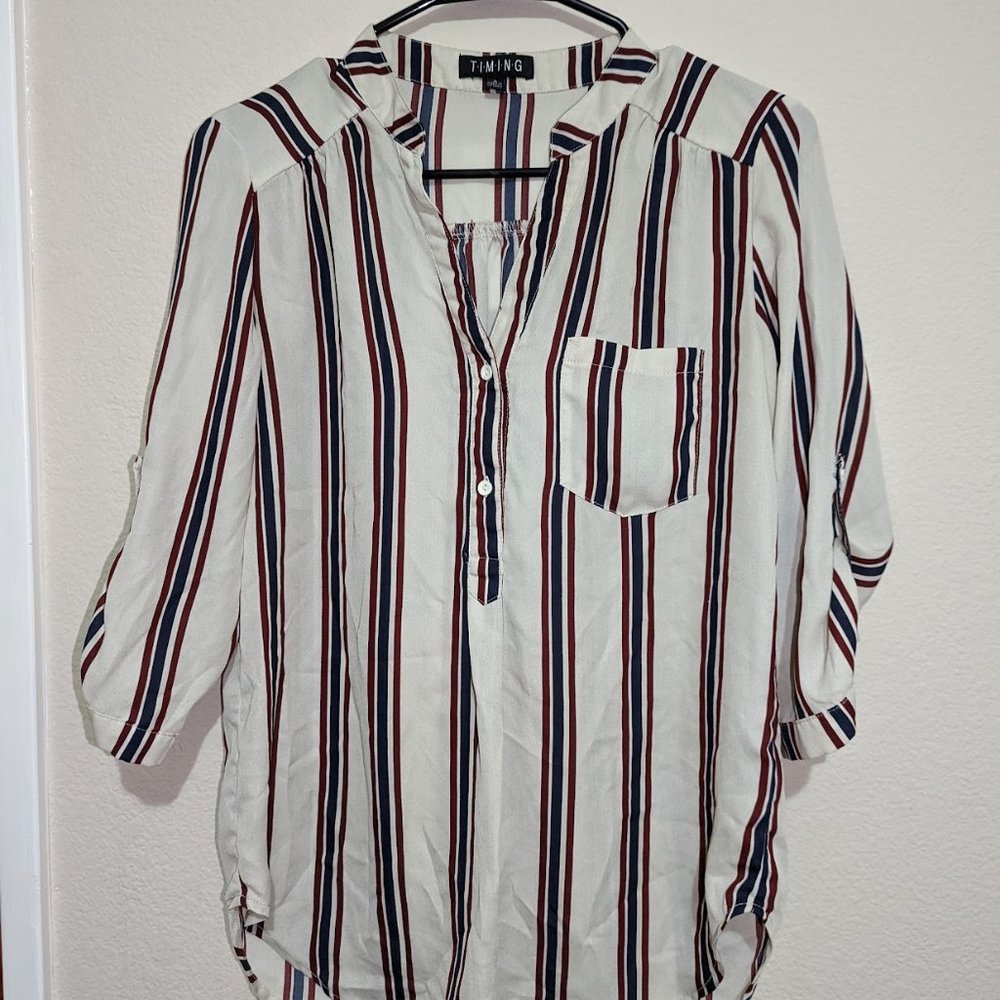 Striped Button Up